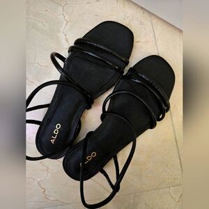 Aldo Black Sandals Size 6